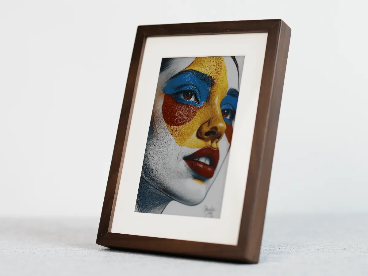 Crafted from Nature - Walnut wood frame