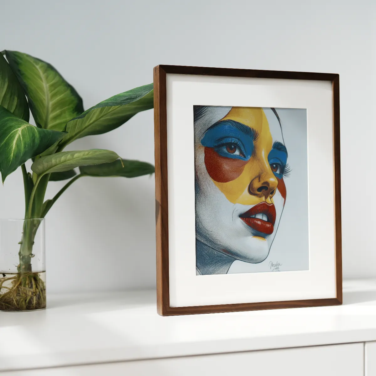 KoKonna 13.3" E-Ink Frame - Wood