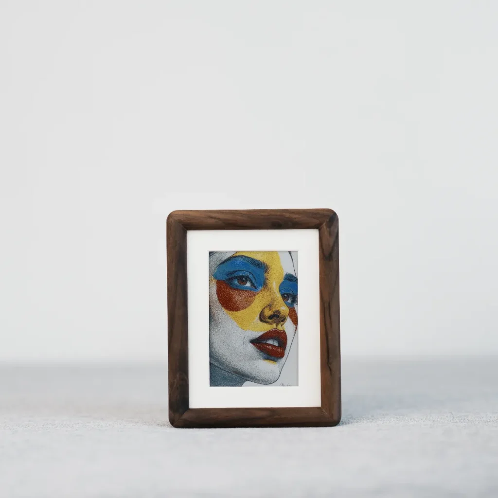 KoKonna 4" E-Ink Frame - Wood