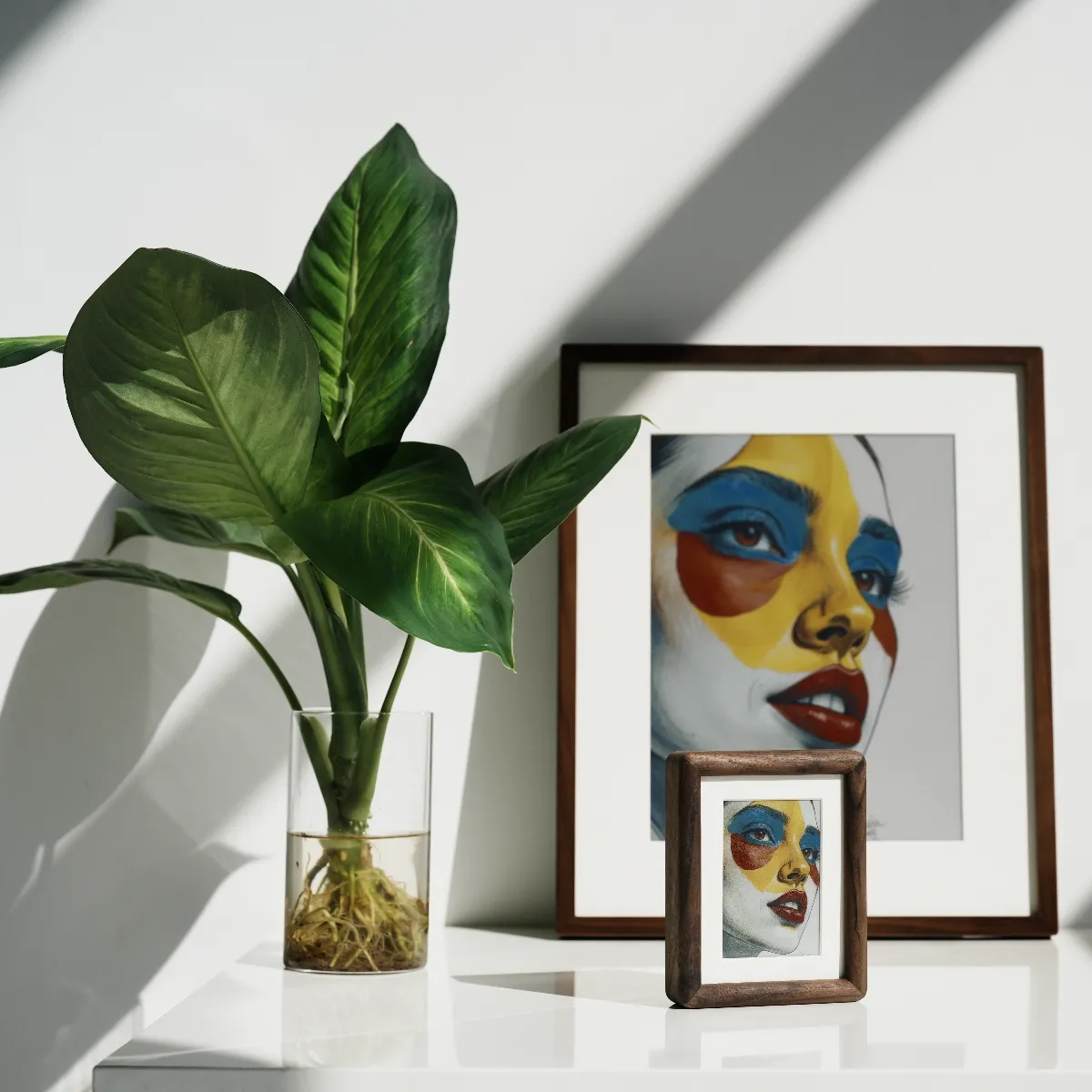 KoKonna 4" E-Ink Frame - Wood